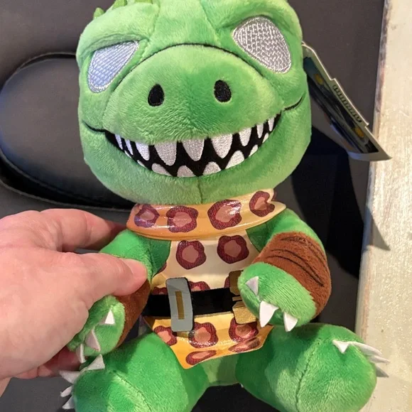 Plush Green Reptile Stuffed Animal - Picture 3 of 4